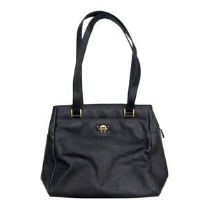 Etienne Aigner Women's Shoulder Bag Classic Leather Navy